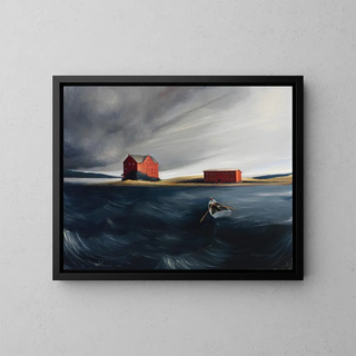Storm Imminent - Robert P. Archer — framed artwork on a wall