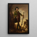 The Young Athlete - Robert Pine — framed artwork on a wall