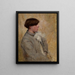 Portrait of a Boy - Robert Reid — framed artwork on a wall