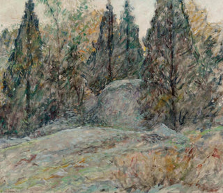 Cèdres rouges et rochers - Robert Reid — artwork view