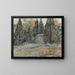 Cèdres rouges et rochers - Robert Reid — framed artwork on a wall