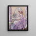 The Kimono Violet - Robert Reid — framed artwork on a wall