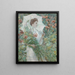 The White Parasol - Robert Reid — framed artwork on a wall