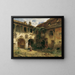 Cour de la Frstenburg à Burgeis - Robert Russ — framed artwork on a wall