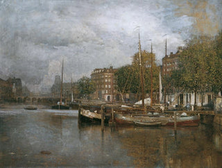 Canal at Rotterdam - Robert Russ — artwork view