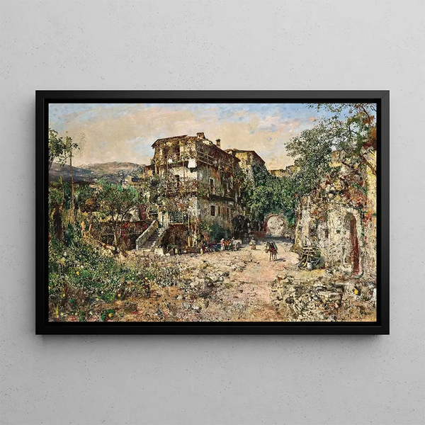 Lake Garda Arco - Robert Russ — framed artwork on a wall