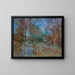 Landscape with a group of horses - Robert Russ — framed artwork on a wall