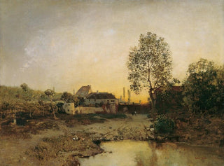 Landscape with Pond and Trees - Robert Russ — artwork view