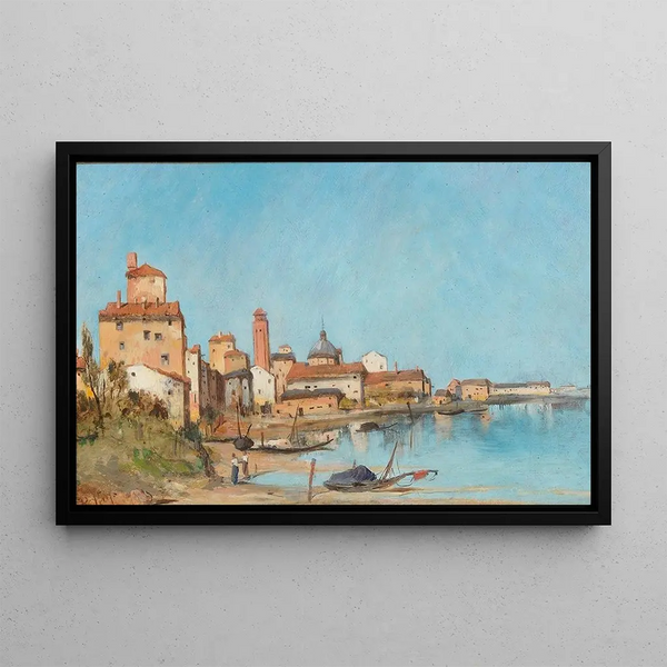 Saint-Jean Venise - Robert Russ — framed artwork on a wall