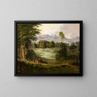 Château de Chapultepec - Robert S. Duncanson — framed artwork on a wall