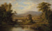 Landscape painting with cows drinking from a stream - Robert S. Duncanson — artwork view