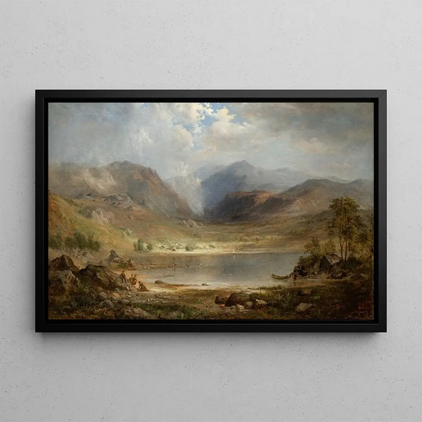 Loch Long Painting - Robert S. Duncanson — framed artwork on a wall