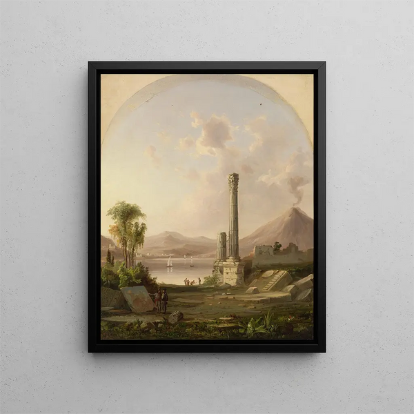 Pompéi Painting - Robert S. Duncanson — framed artwork on a wall