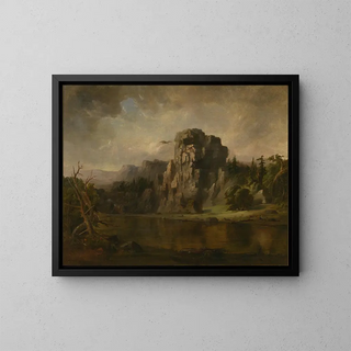 Eagle's Nest Flying - Robert S. Duncanson — framed artwork on a wall