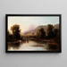 View of the Sainte-Anne River - Robert S. Duncanson — framed artwork on a wall