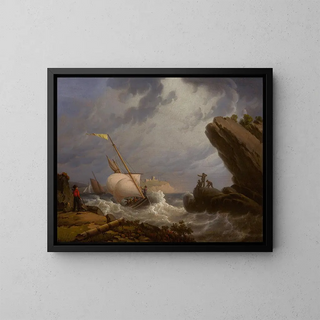 Bac - Robert Salmon — framed artwork on a wall