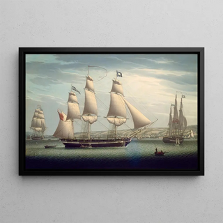 Robert Salmon - The Ship Favorite Maneuvering Off Greenock.webp