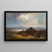At the Hay Harvest - Robert Schietzold — framed artwork on a wall