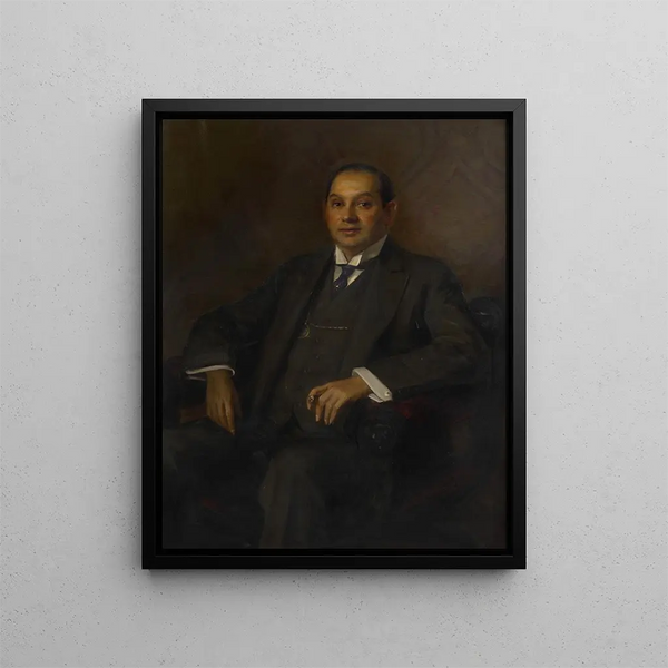 Ludwig Karpath Hofrat Professor Musician Writer - Robert Schiff — framed artwork on a wall
