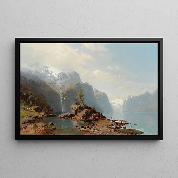 Fjord de Romsdalen, Norvège - Robert Schultze — framed artwork on a wall