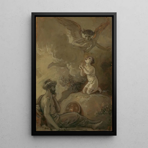 Scenes from an Oriental Tale The Thousand and One Nights - Robert Smirke — framed artwork on a wall