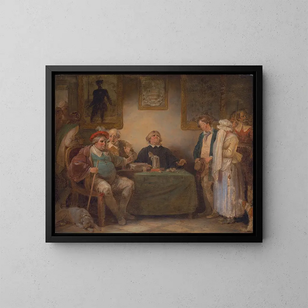 Les Sept Âges de l'Homme - Robert Smirke — framed artwork on a wall