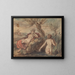 Two women enjoying their time near a stream - Robert Smirke — framed artwork on a wall