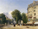 Le boulevard des Capucines at the end of rue de la Paix - Robert Stanley Colet — artwork view