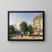 Le boulevard des Capucines at the end of rue de la Paix - Robert Stanley Colet — framed artwork on a wall