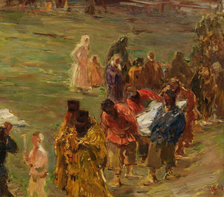 Procession in Russia - Robert Sterl — artwork view