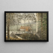 Boulogne, France, a mill in a wooded valley - Robert Streatfeild — framed artwork on a wall