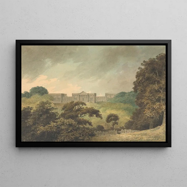 Maison Stowe à Buckingham - Robert Streatfeild — framed artwork on a wall