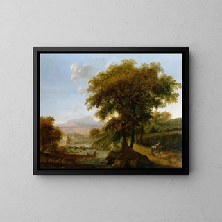Landscape Painting - Robert Streeter — framed artwork on a wall