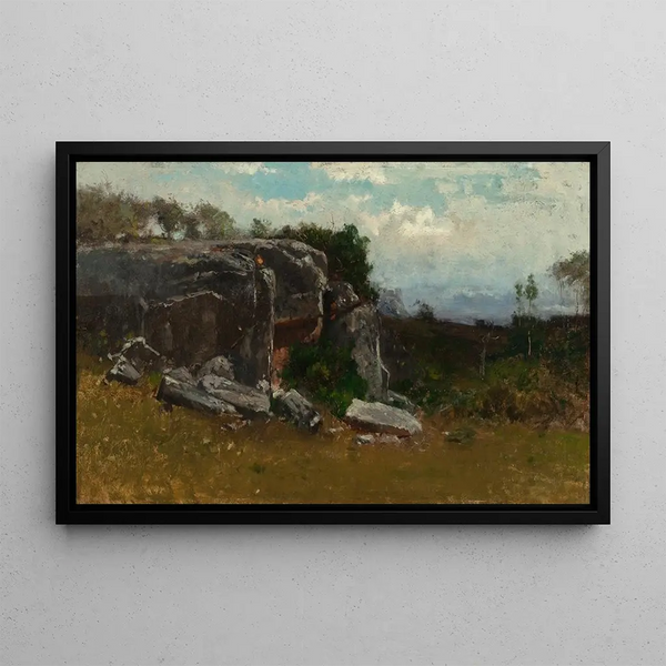 Barney's Joy Cliff - Robert Swain Gifford — framed artwork on a wall
