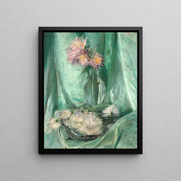 Chrysanthemums - Robert Thegerström — framed artwork on a wall
