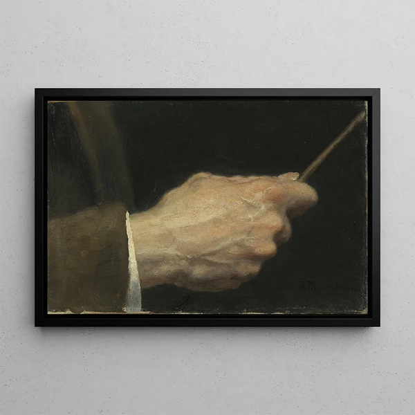 Study of a Hand - Robert Thegerström — framed artwork on a wall
