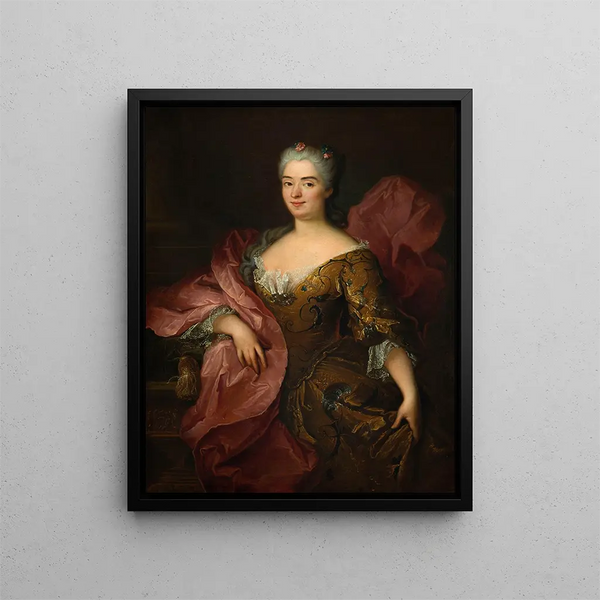Anne-Marie de Bragelongne - Robert Tournières — framed artwork on a wall