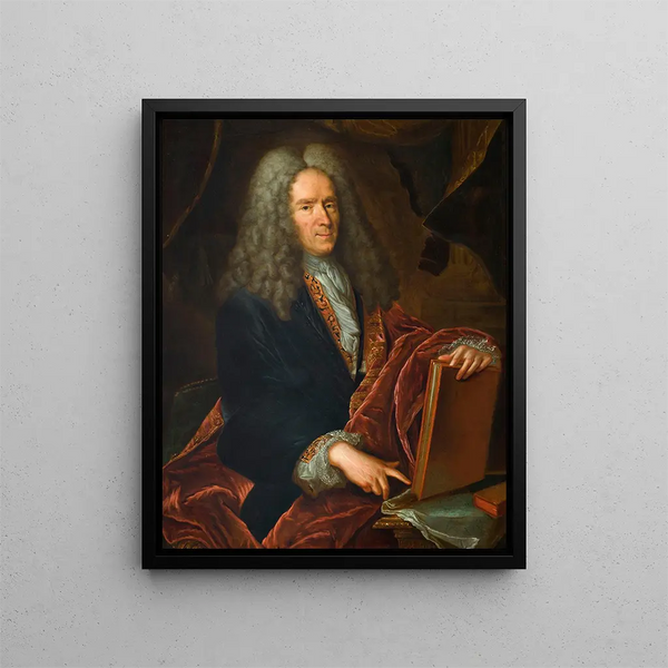 Augustin Leconte seigneur Desgraviers - Robert Tournières — framed artwork on a wall