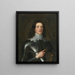 Portrait of a Young Man in Armor with a Lace Collar - Robert Walker — framed artwork on a wall