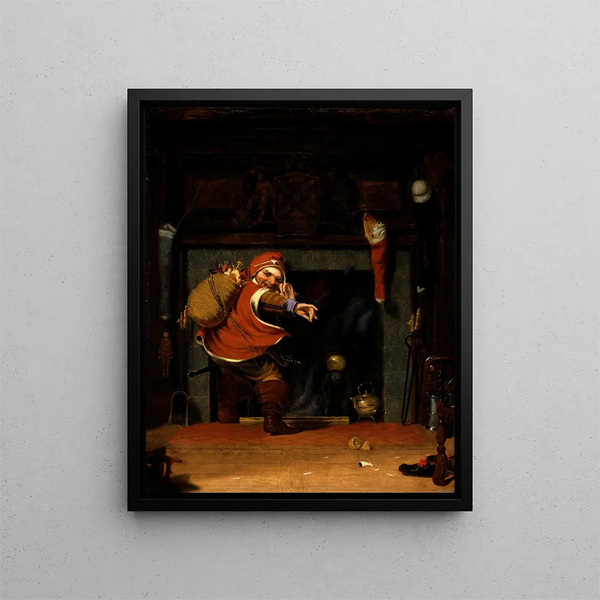 Saint Nicolas - Robert Walter Weir — framed artwork on a wall