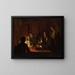 The Microscope - Robert Walter Weir — framed artwork on a wall