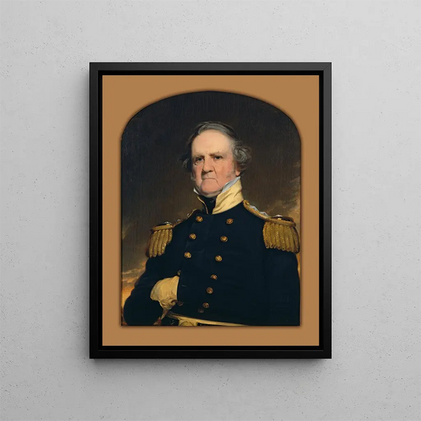 Winfield Scott - Robert Walter Weir — framed artwork on a wall