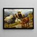 Highland Cattle Painting - Robert Watson — framed artwork on a wall