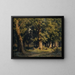 Bosquet near Lucerne - Robert Zünd — framed artwork on a wall