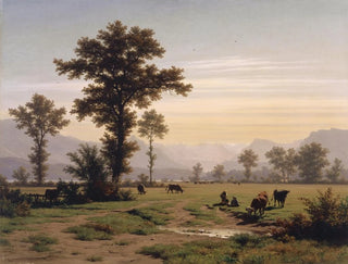 Landscape Painting near Lucerne - Robert Zünd — artwork view