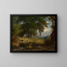The Good Shepherd - Robert Zünd — framed artwork on a wall