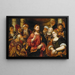 The Christ and the Adulteress - Rocco Marconi — framed artwork on a wall