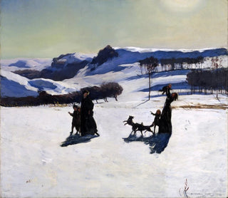 Snow Field Painting - Rockwell Kent — artwork view