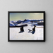 Snow Field Painting - Rockwell Kent — framed artwork on a wall