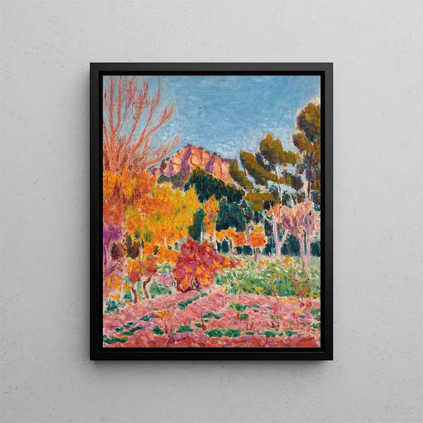 Landscape Cassis - Roderic O'Conor — framed artwork on a wall